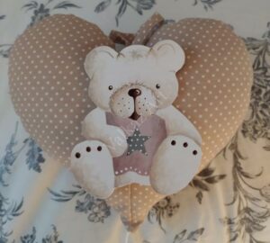 Boite à musique Ourson "rose poudré"