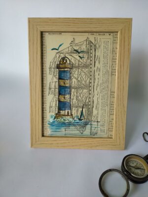 Aquarelle papier du grenier "Marine"