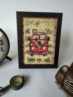 Aquarelle papier du grenier "Van"