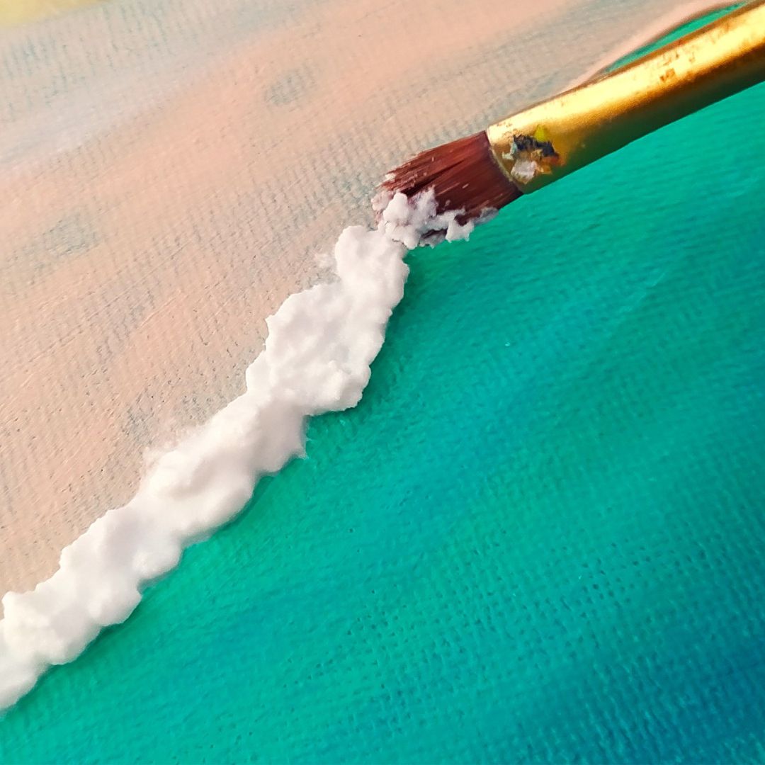Acrylique la mer bicarbonate détail 1