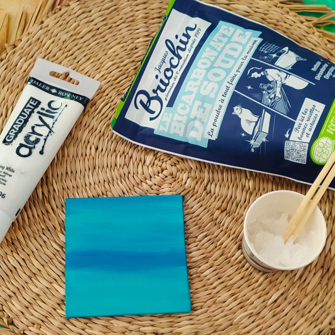 Acrylique la mer bicarbonate le matériel