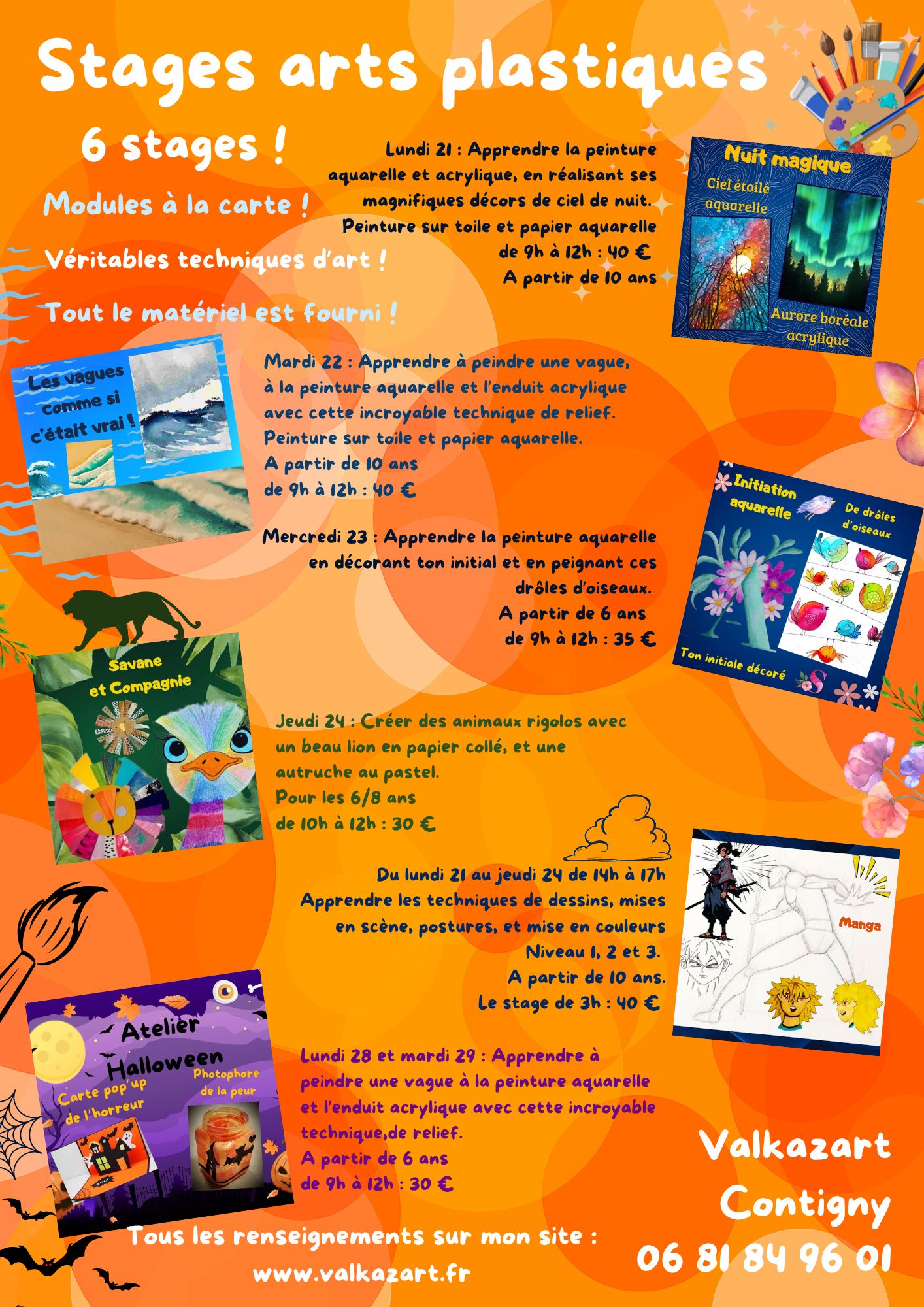 Stages vacances Toussaint 24